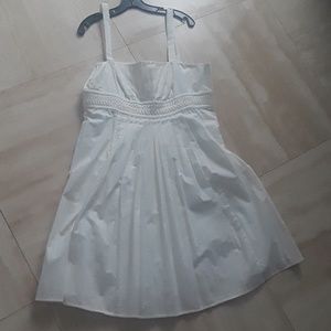 White cotton dress